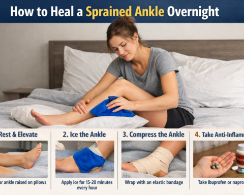 how to heal a sprained ankle overnight