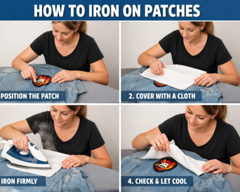 how to iron on patches