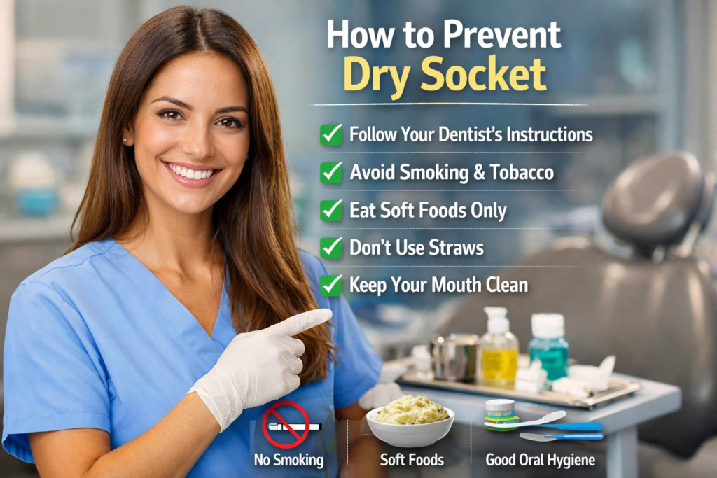 how to prevent dry socket