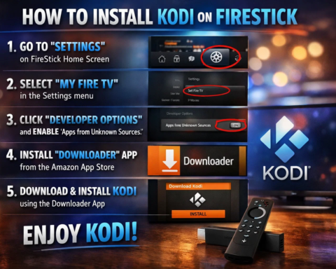 how to instal kodi on firestick