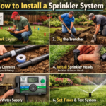 how to instal sprinkler system