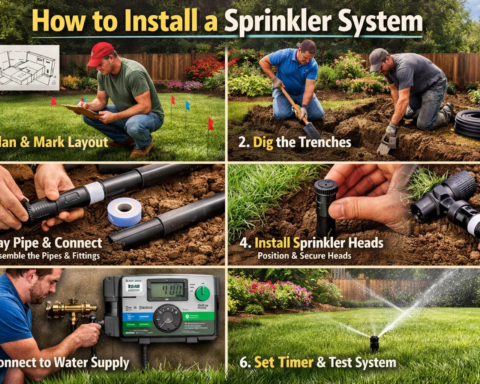 how to instal sprinkler system
