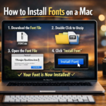 how to instal fonts on mac