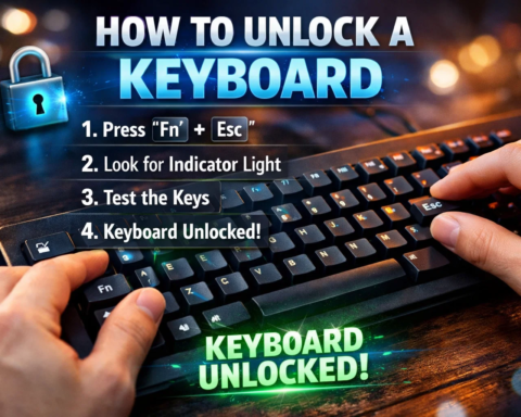 how to unlock a keyboard