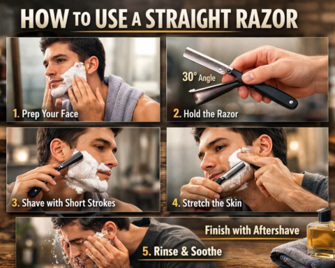 how to use a straight razor