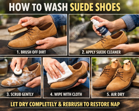 how to wash suede shoes