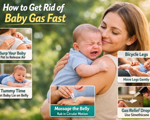 how to get rid of baby gas fast
