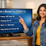 how to restart vizio tv