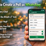 how to create a poll on whatsapp