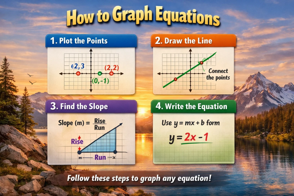 how to graph equations
