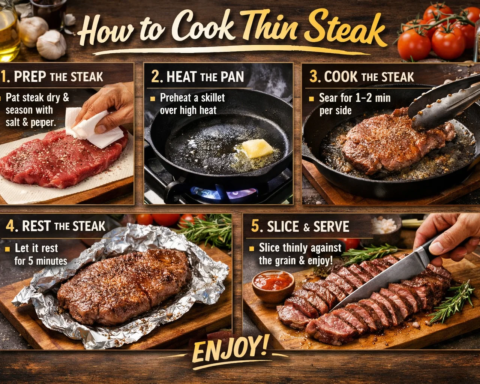 how to cook thin steak