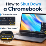 how to shut down chromebook