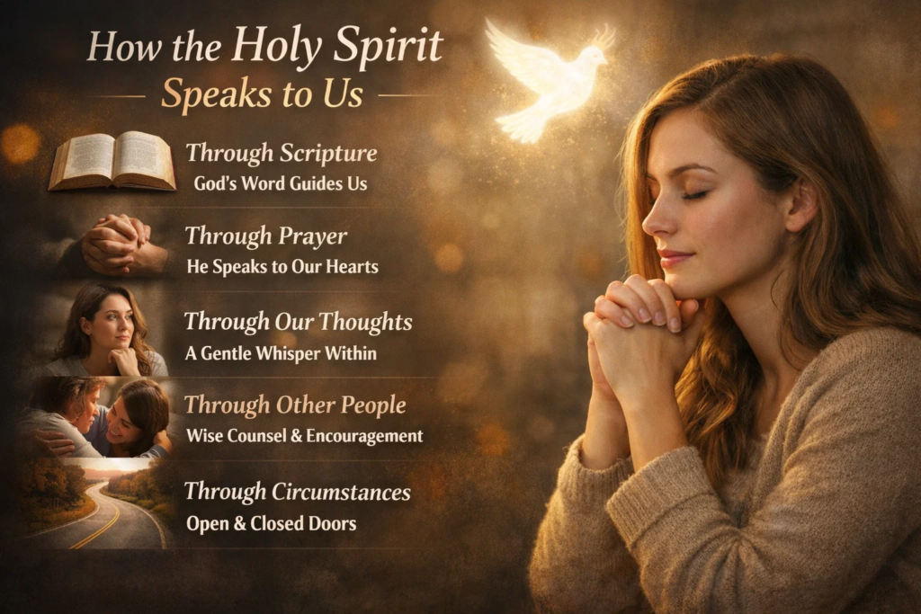 how holy spirit speaks to us