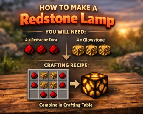 how to make a redstone lamp