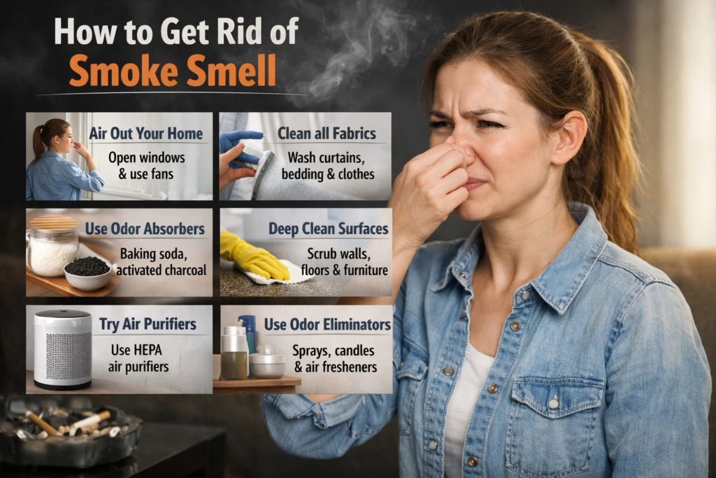 how to get rid of smoke smell