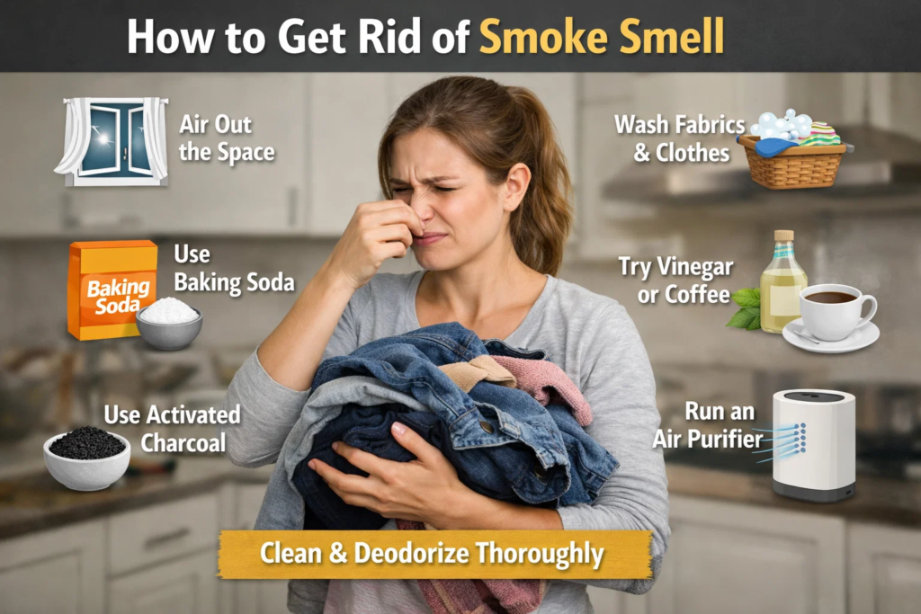 how to get rid of smoke smell