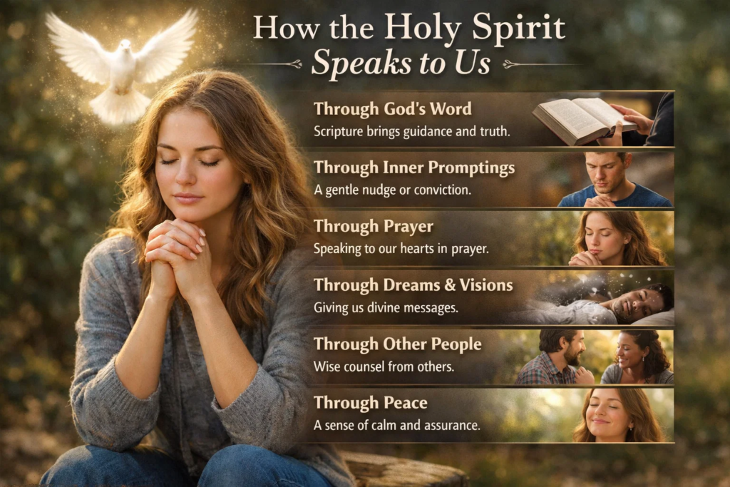 how holy spirit speaks to us