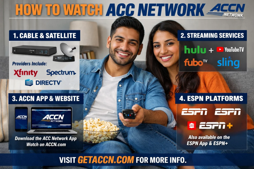 how to watch acc network