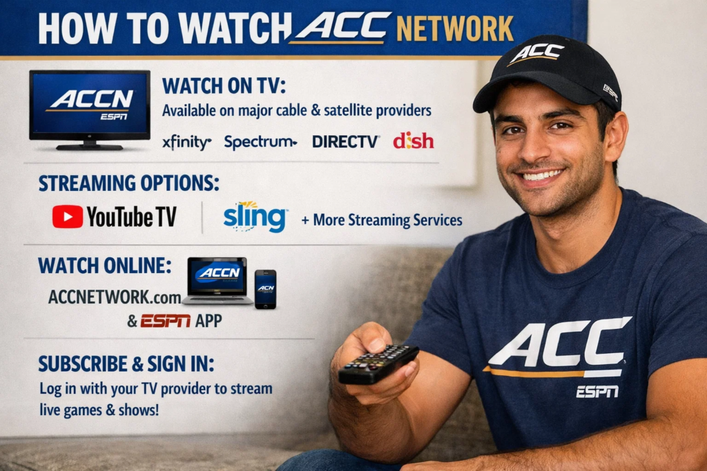 how to watch acc network