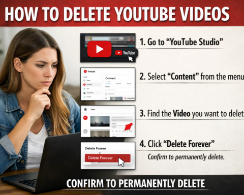 how to delete youtube videos