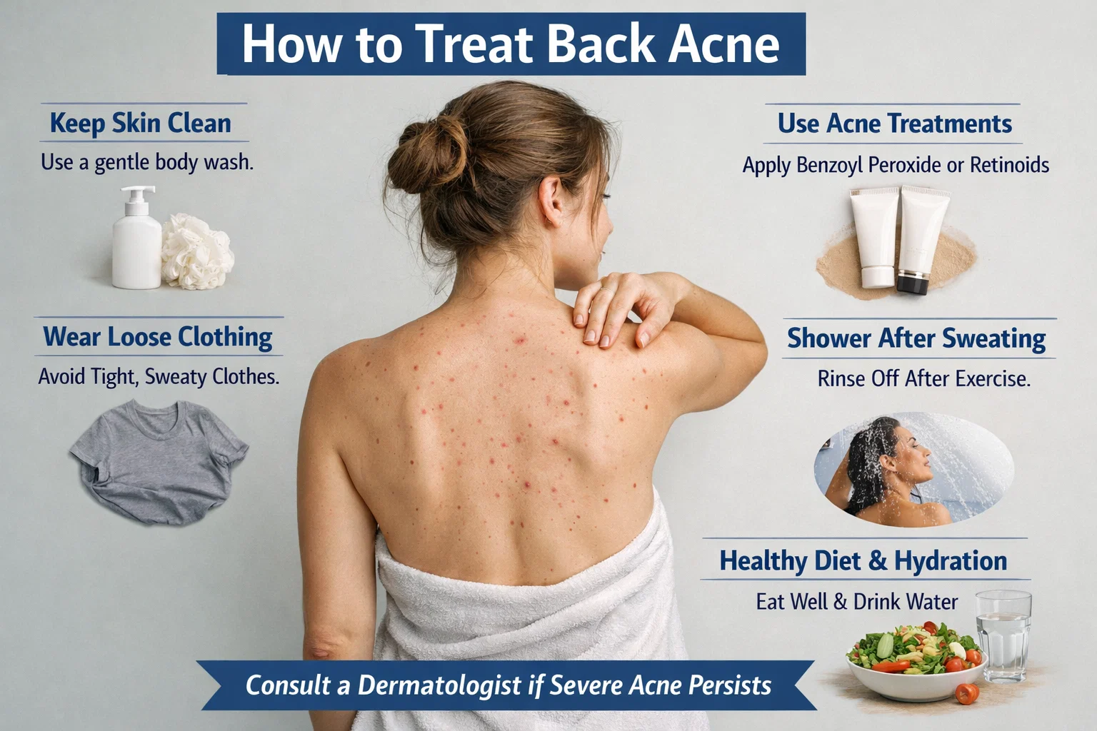 how to treat back acne