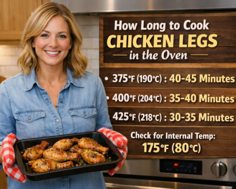 how long to cook chicken legs in the oven