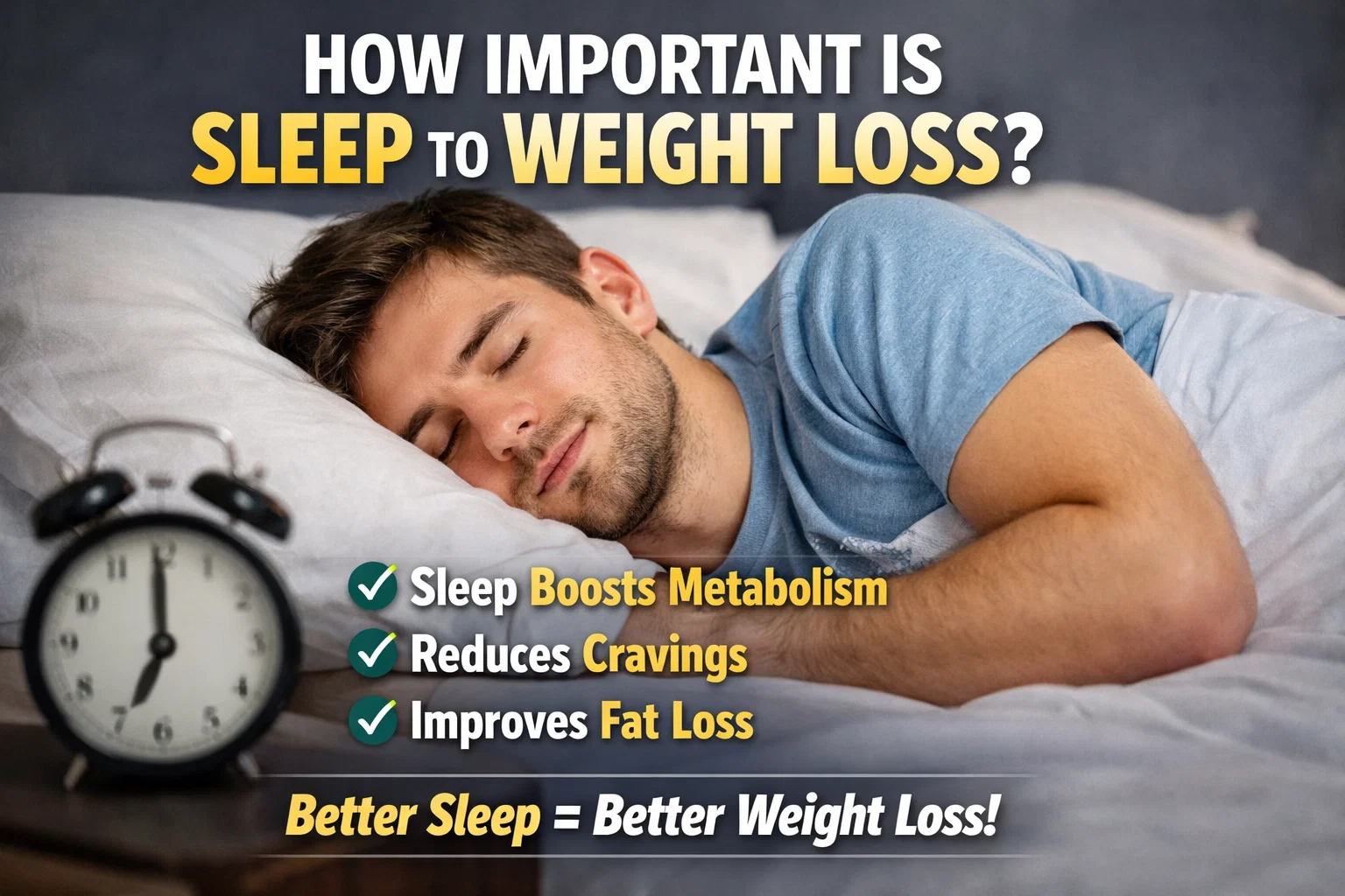 how important is sleep to weight loss