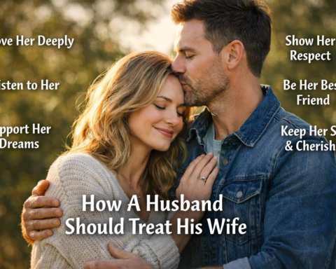how is a husband to treat his wife