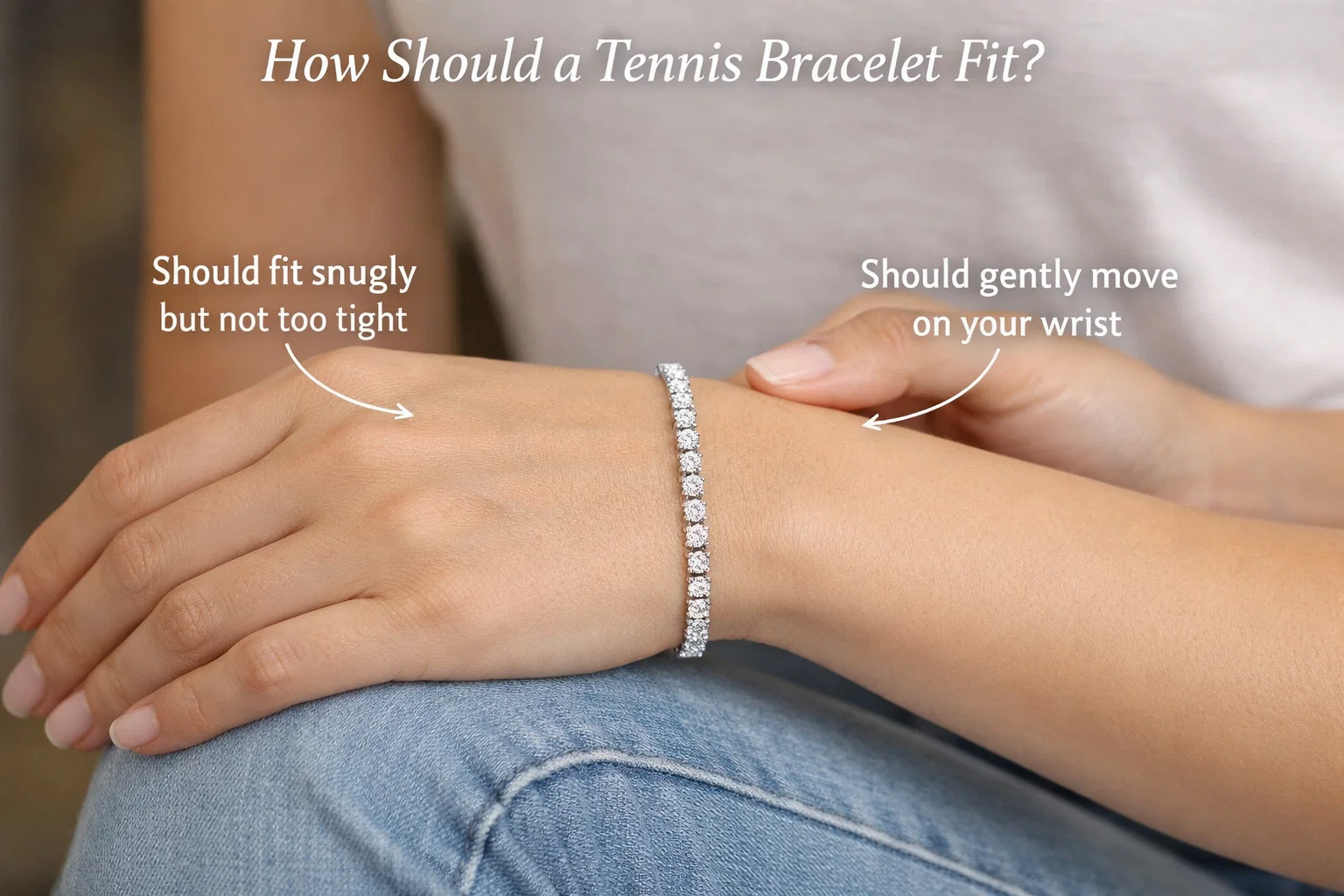 how is a tennis bracelet supposed to fit