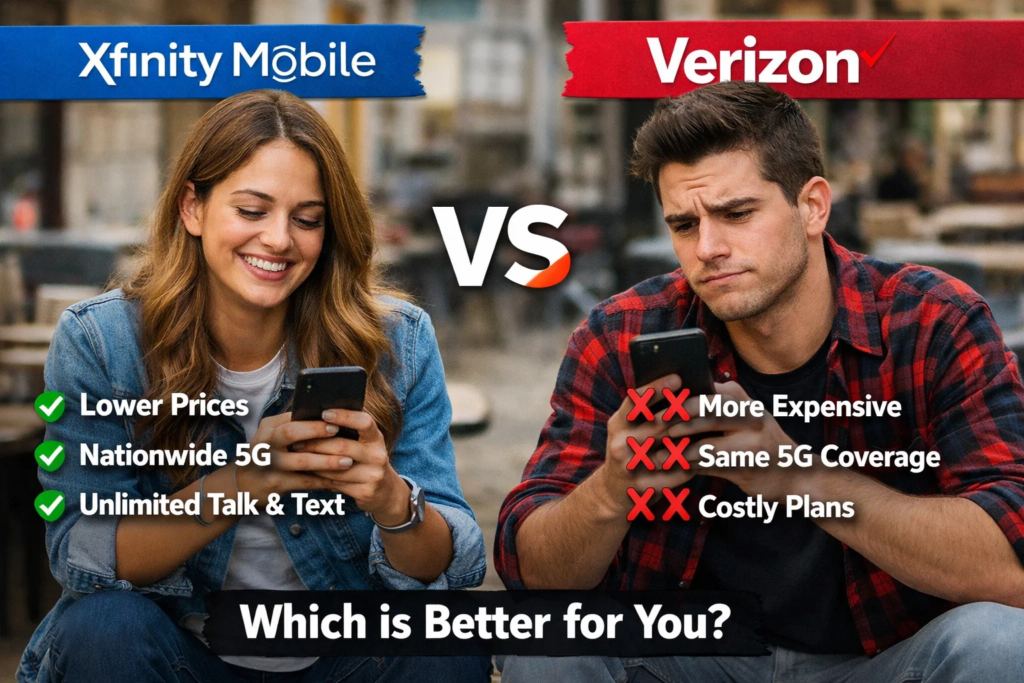 how is xfinity mobile compared to verizon