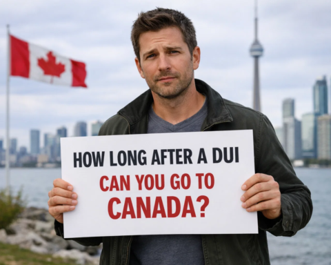 how long after dui can you go to canada
