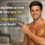 how long before an event to get a spray tan