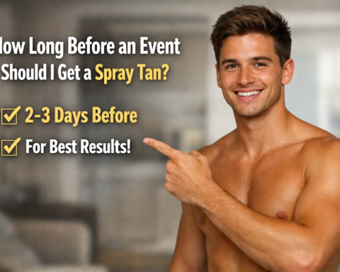 how long before an event to get a spray tan