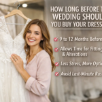 how long before wedding to buy dress