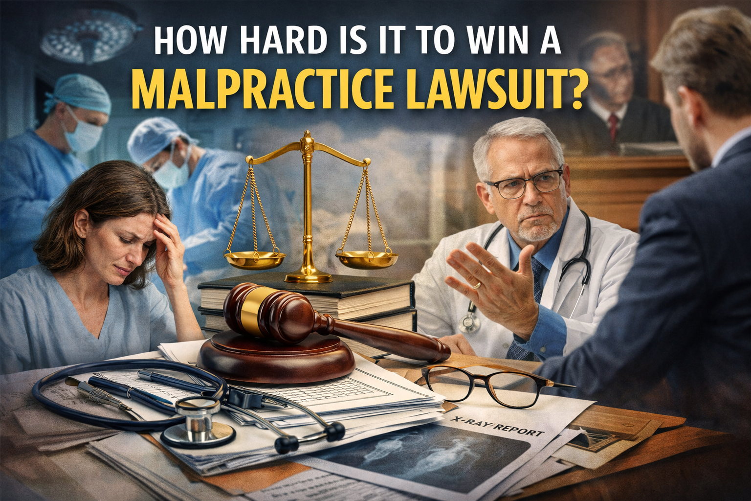 how hard is it to win a malpractice lawsuit