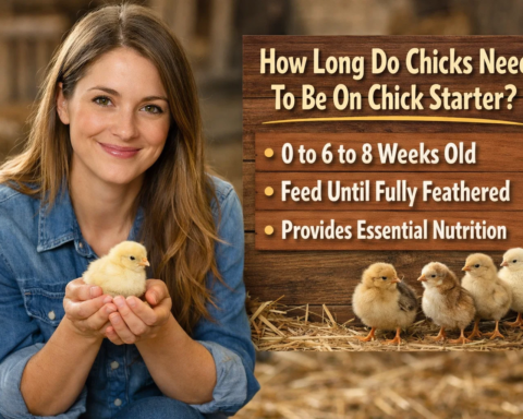 how long do chicks need to be on chick starter