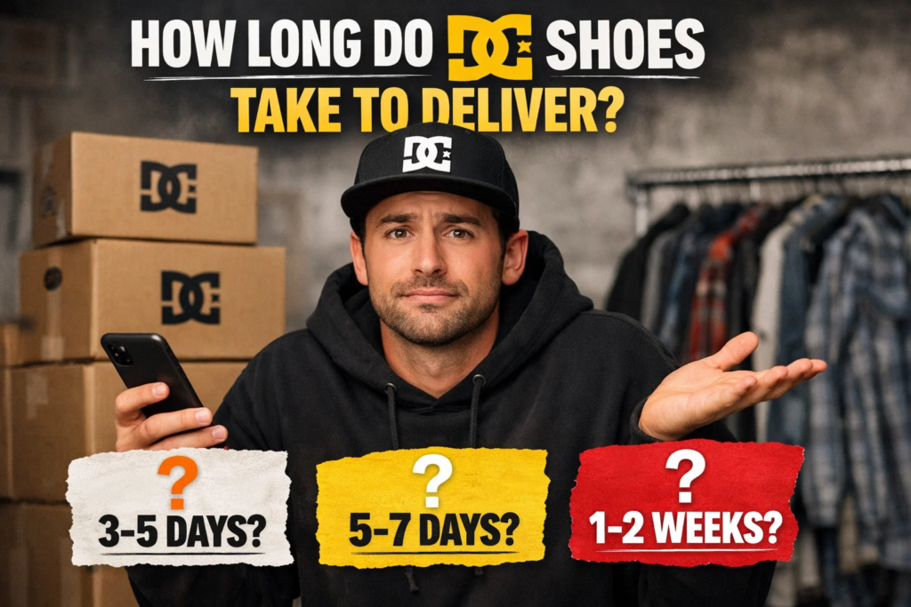 how long do dc shoes take to deliver