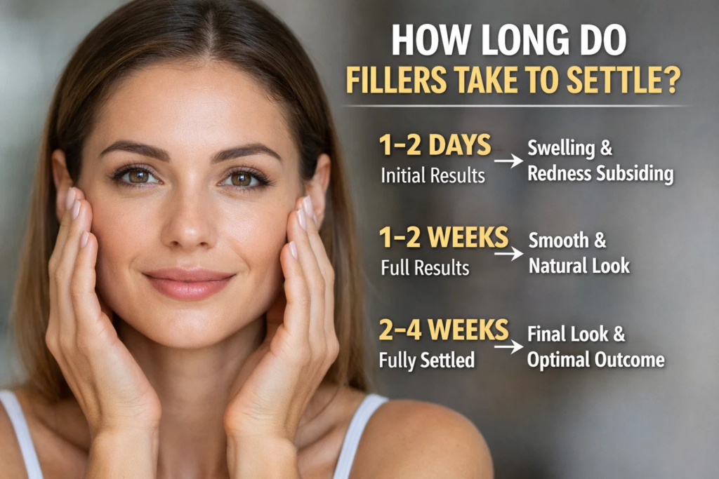 how long do fillers take to settle