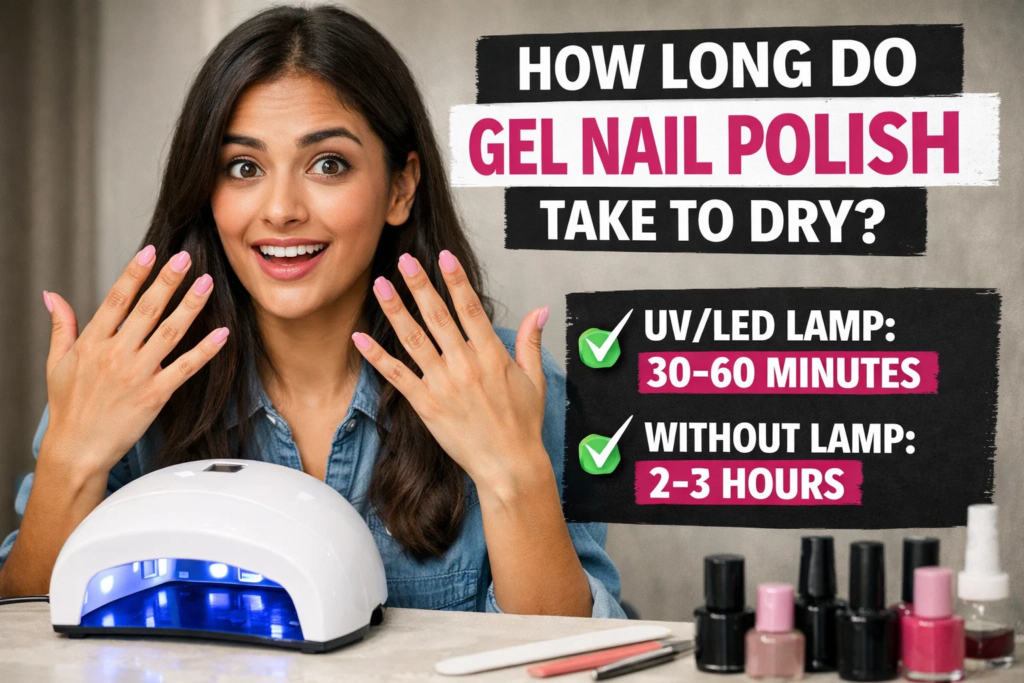 how long do gel nail polish take to dry