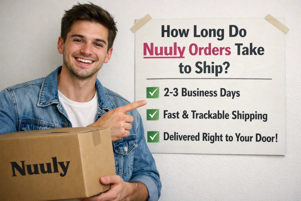 how long do nuuly orders take to ship