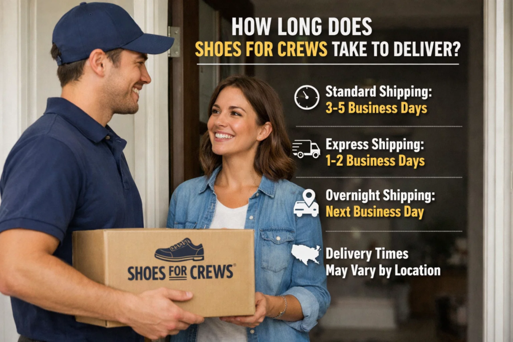 how long do shoes for crews take to deliver