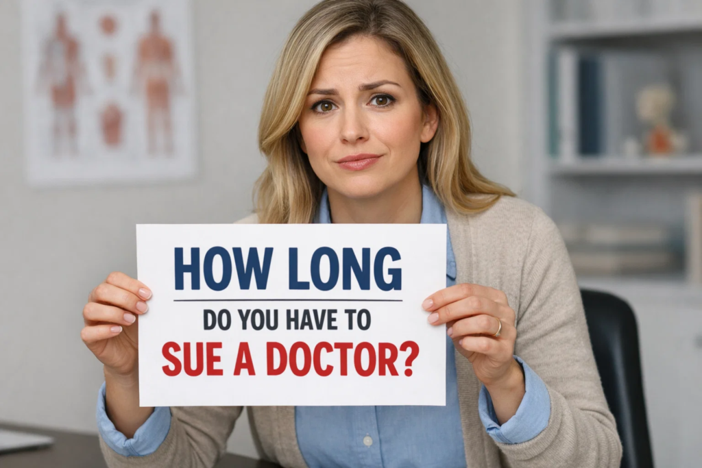 how long do you have to sue a doctor