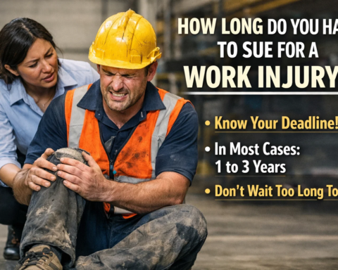 how long do you have to sue for work injury