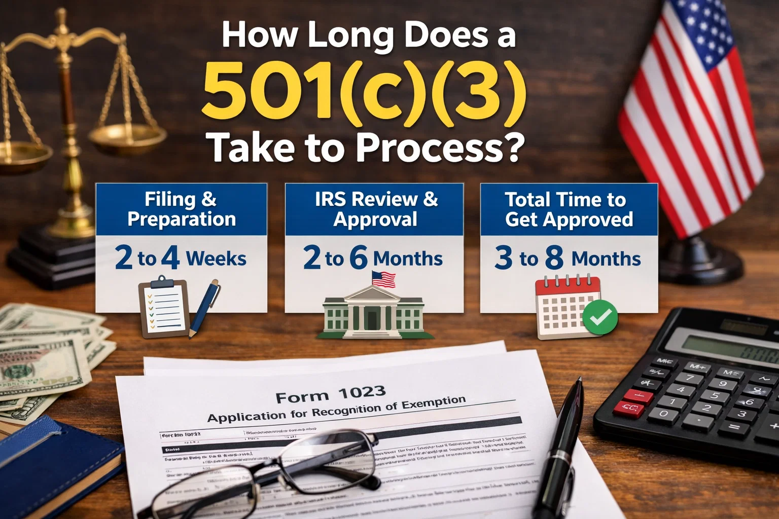 how long does a 501c3 take to process