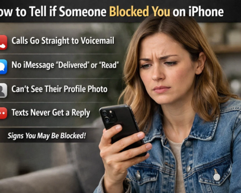 how to tell if someone blocked you on iphone